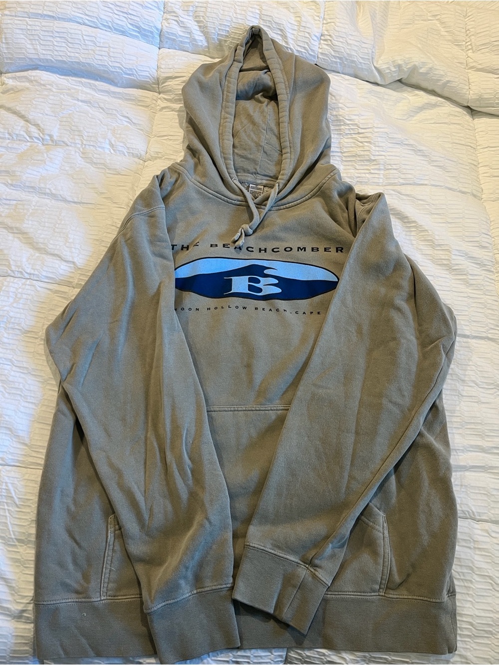The Beachcomber Men's Olive Logo Hoodie